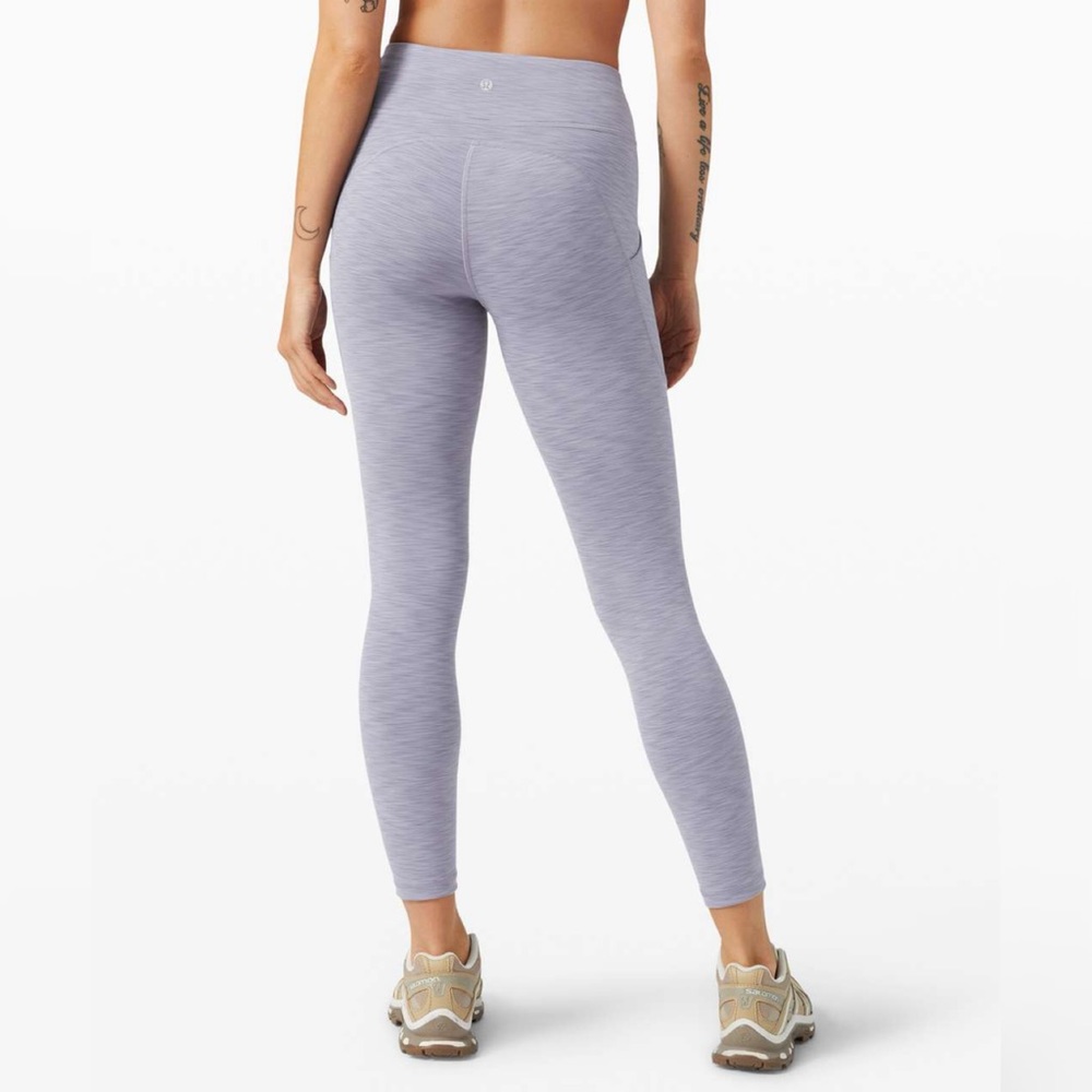 Lululemon Invigorate High Rise Legging in Heathered Peri Purple